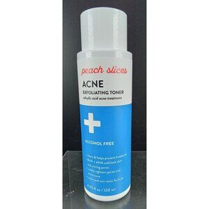 Peach Slices Acne Exfoliating Toner Salicylic Acid Treatment Alcohol-Free 4.05